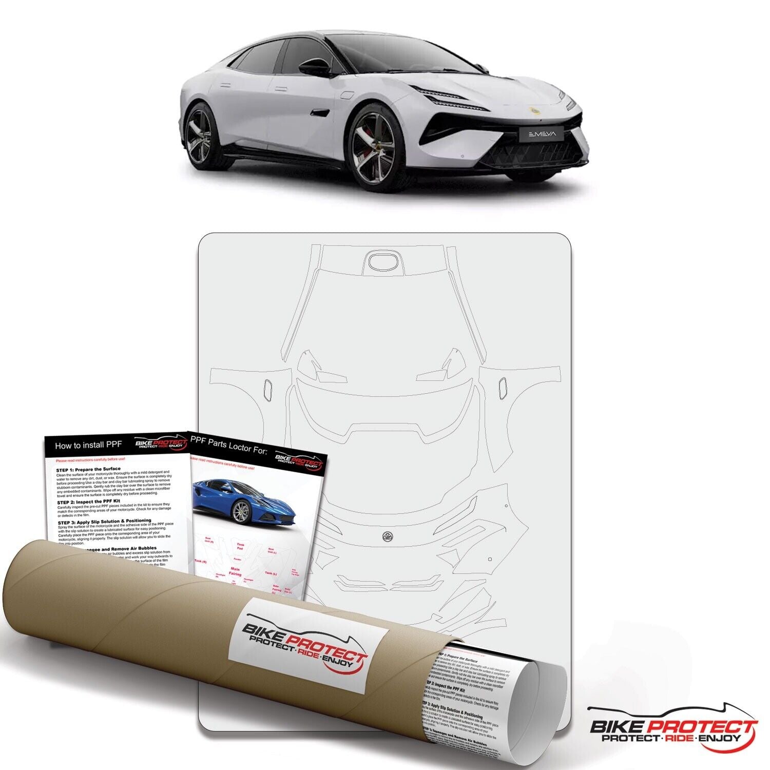 Lotus Emeya (2024 - 2025) PPF Paint Protection Film Kit