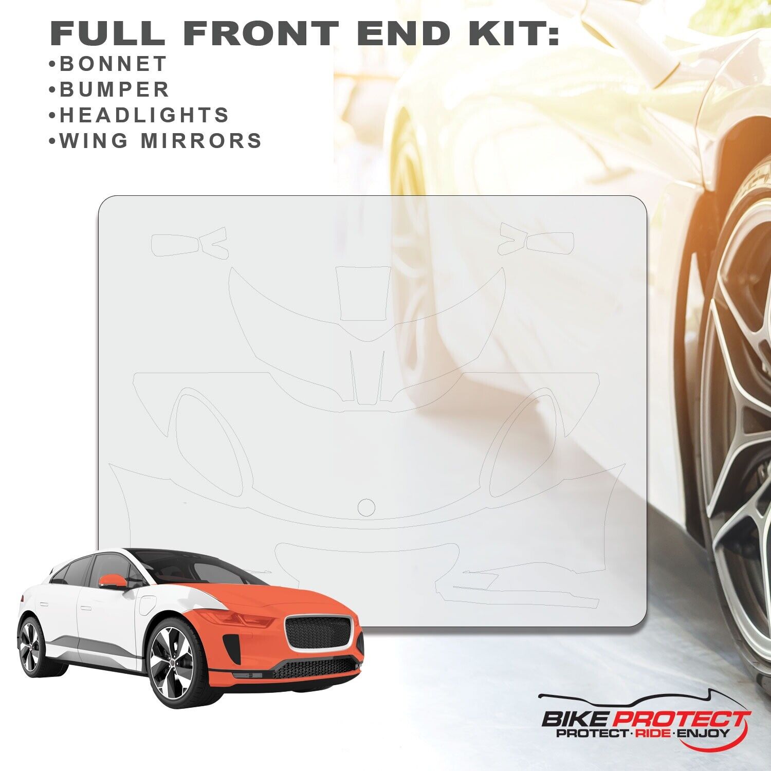 Lotus Elise S3 (2011 - 2017) PPF Paint Protection Film Full Front End Kit