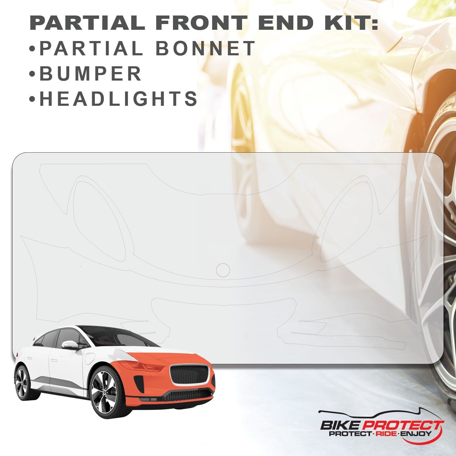 Lotus Elise S3 (2011 - 2017) PPF Paint Protection Film Partial Front End Kit