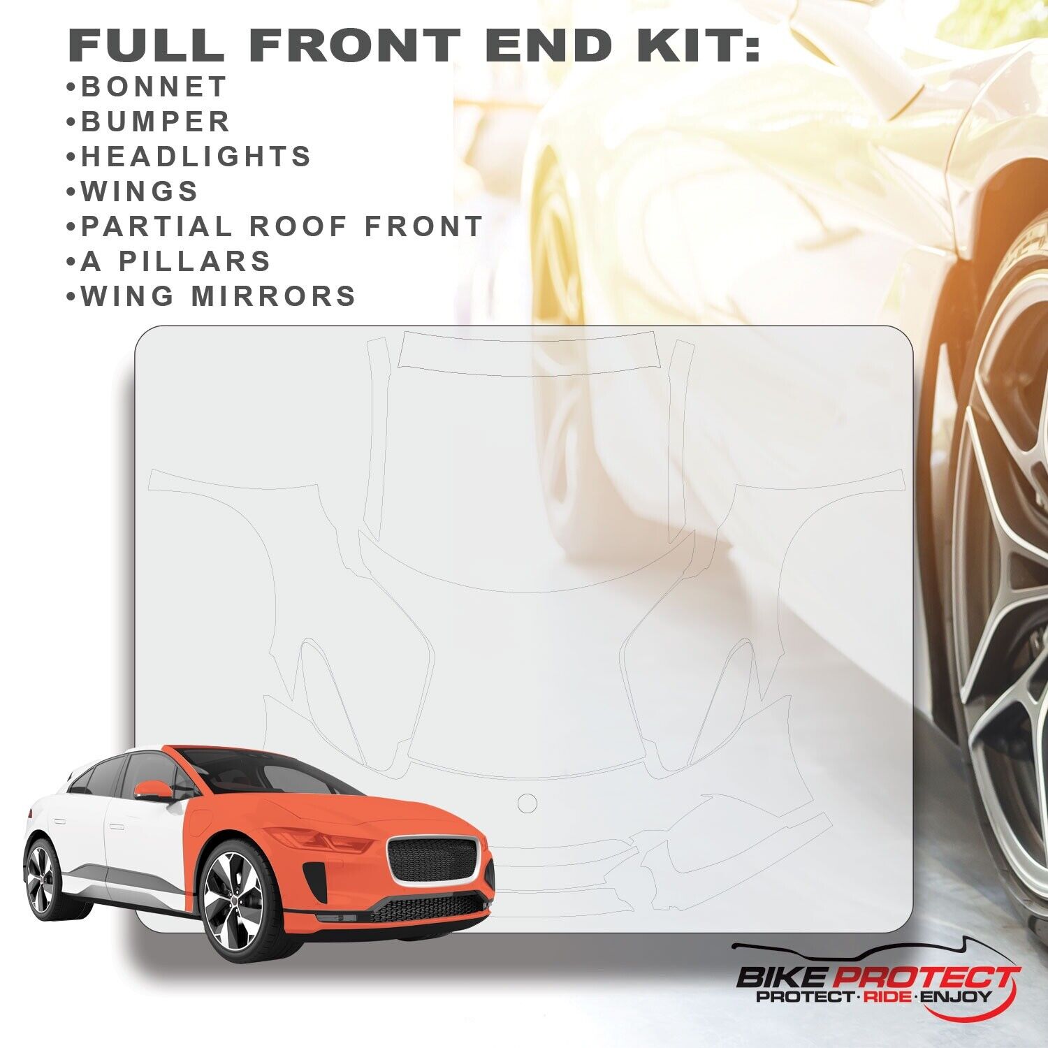 Lotus Emira (2022 - 2025) PPF Paint Protection Film Full Front End Kit