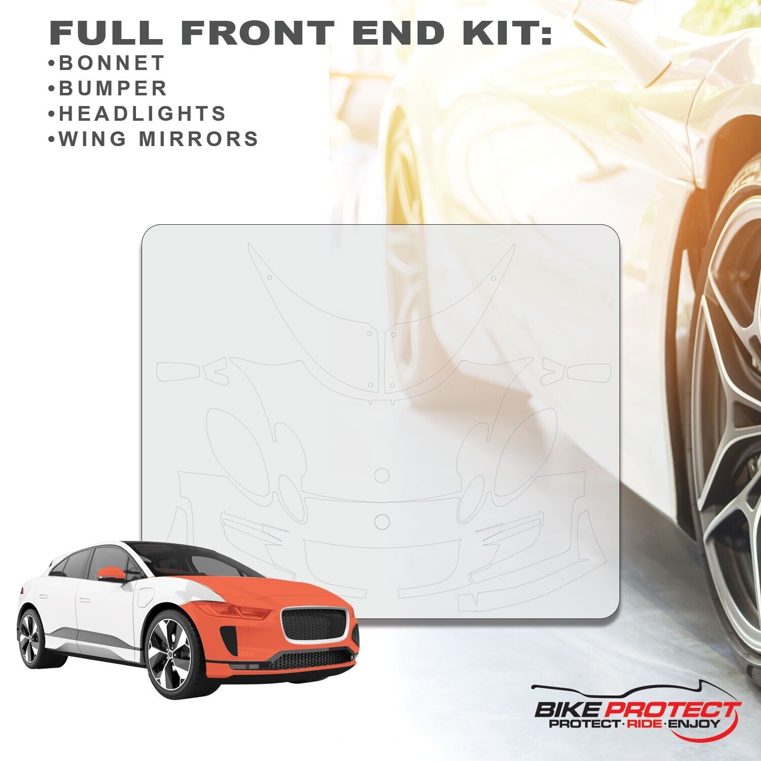 Lotus Exige S2 (2009 - 2011) PPF Paint Protection Film Full Front End Kit