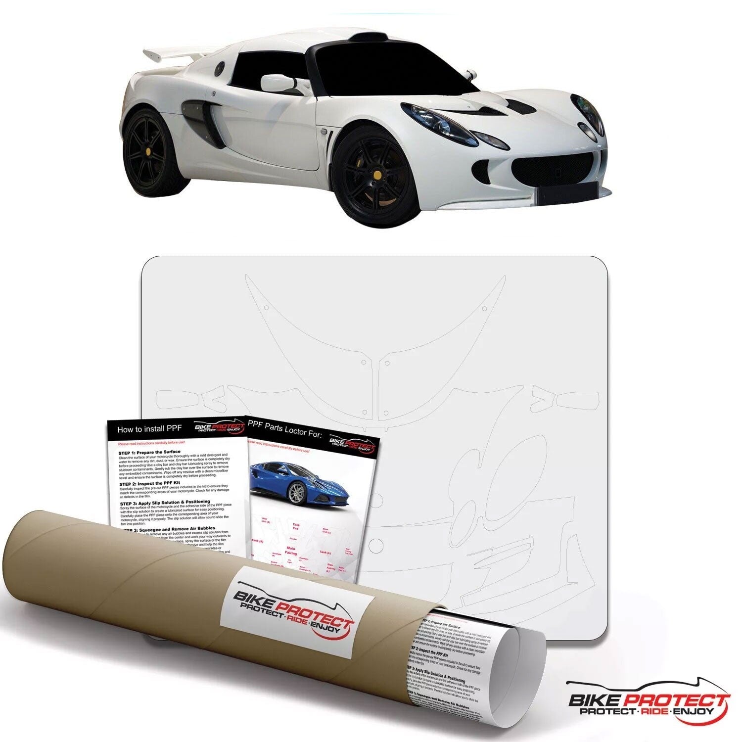 Lotus Exige S2 (2009 - 2011) PPF Paint Protection Film Kit