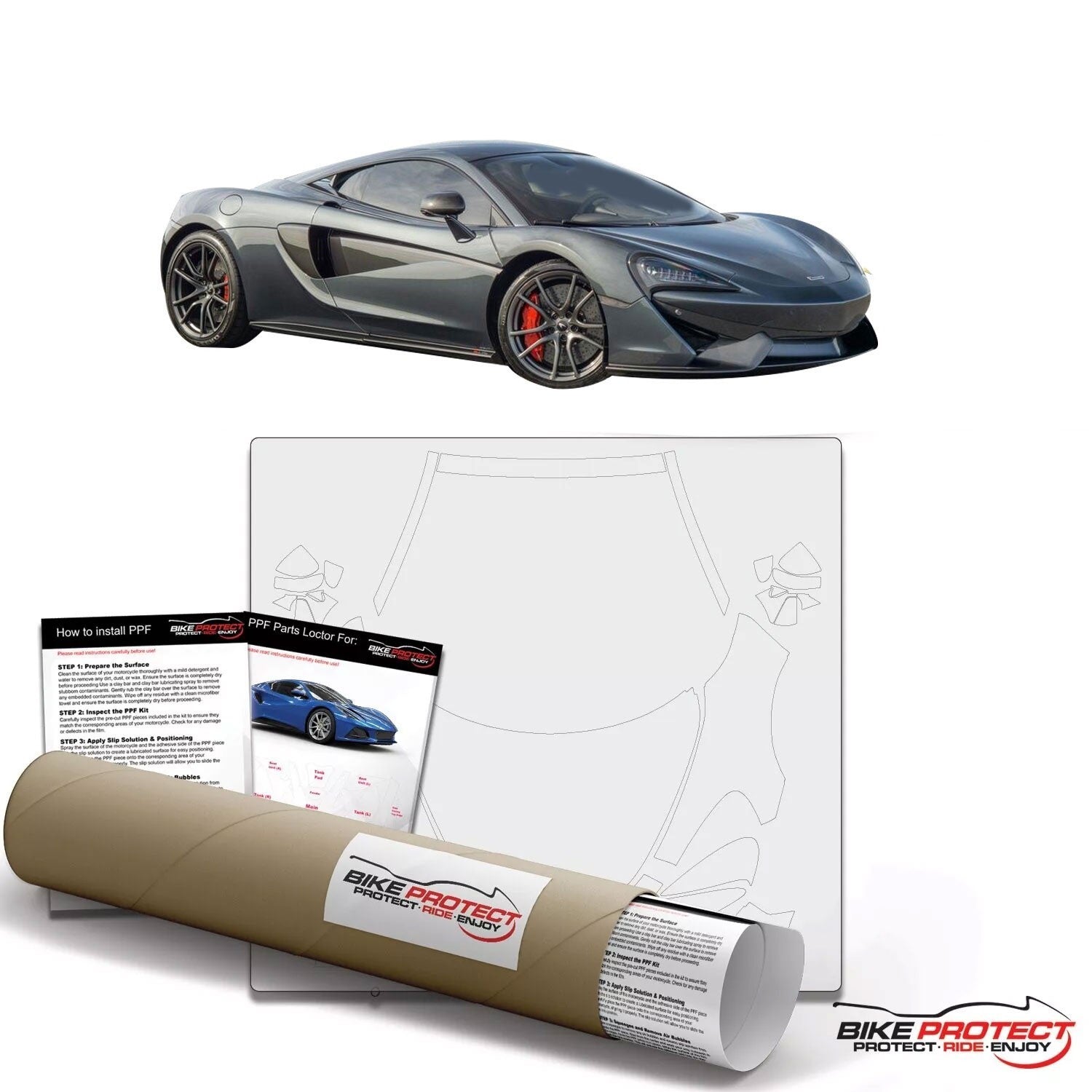 McLaren 570s (2017 - 2022) PPF Paint Protection Film Kit