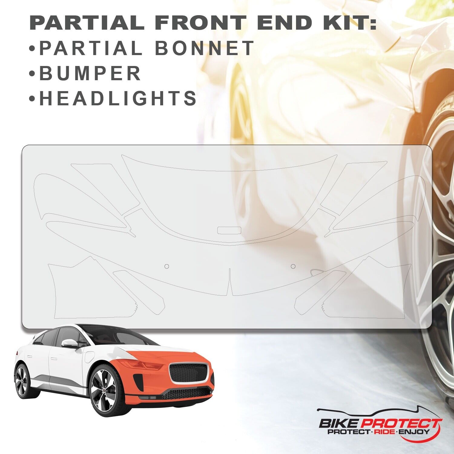 McLaren 570s (2017 - 2022) PPF Paint Protection Film Partial Front End Kit