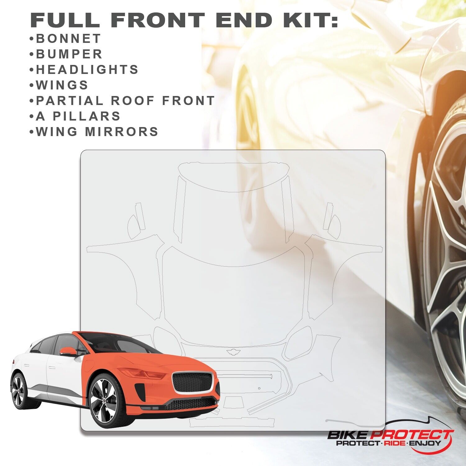 Mini Countryman U25 (2024 - 2025) PPF Paint Protection Film Full Front End Kit