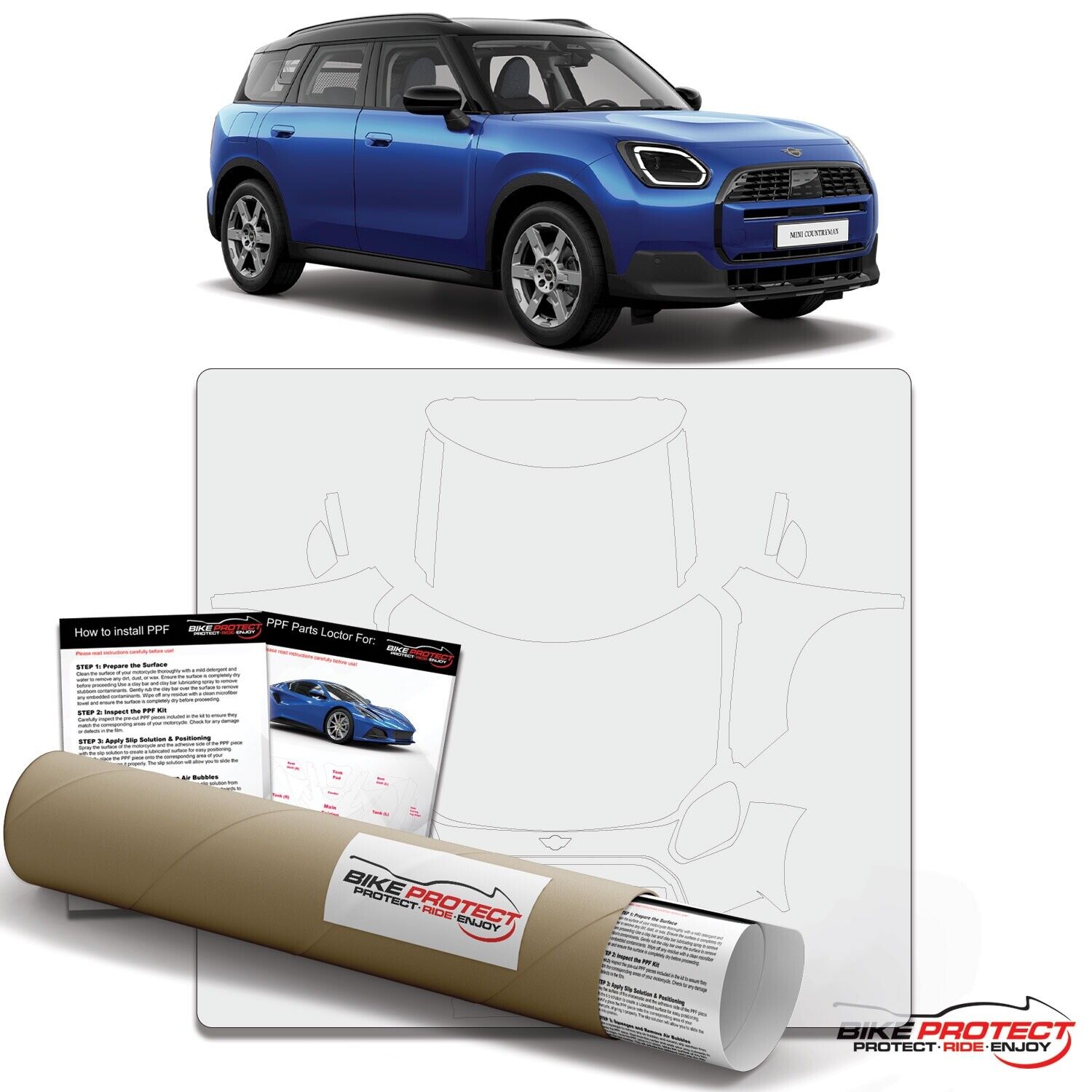 Mini Countryman U25 (2024 - 2025) PPF Paint Protection Film Kit