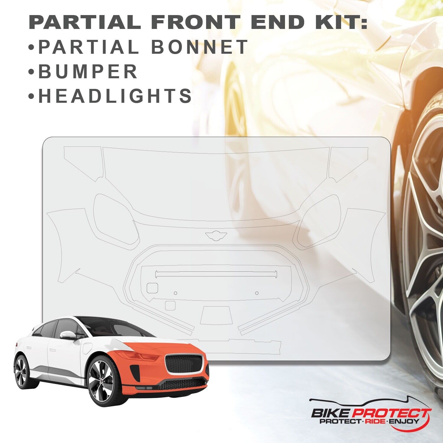 Mini Countryman U25 (2024 - 2025) PPF Paint Protection Film Partial Front End Kit