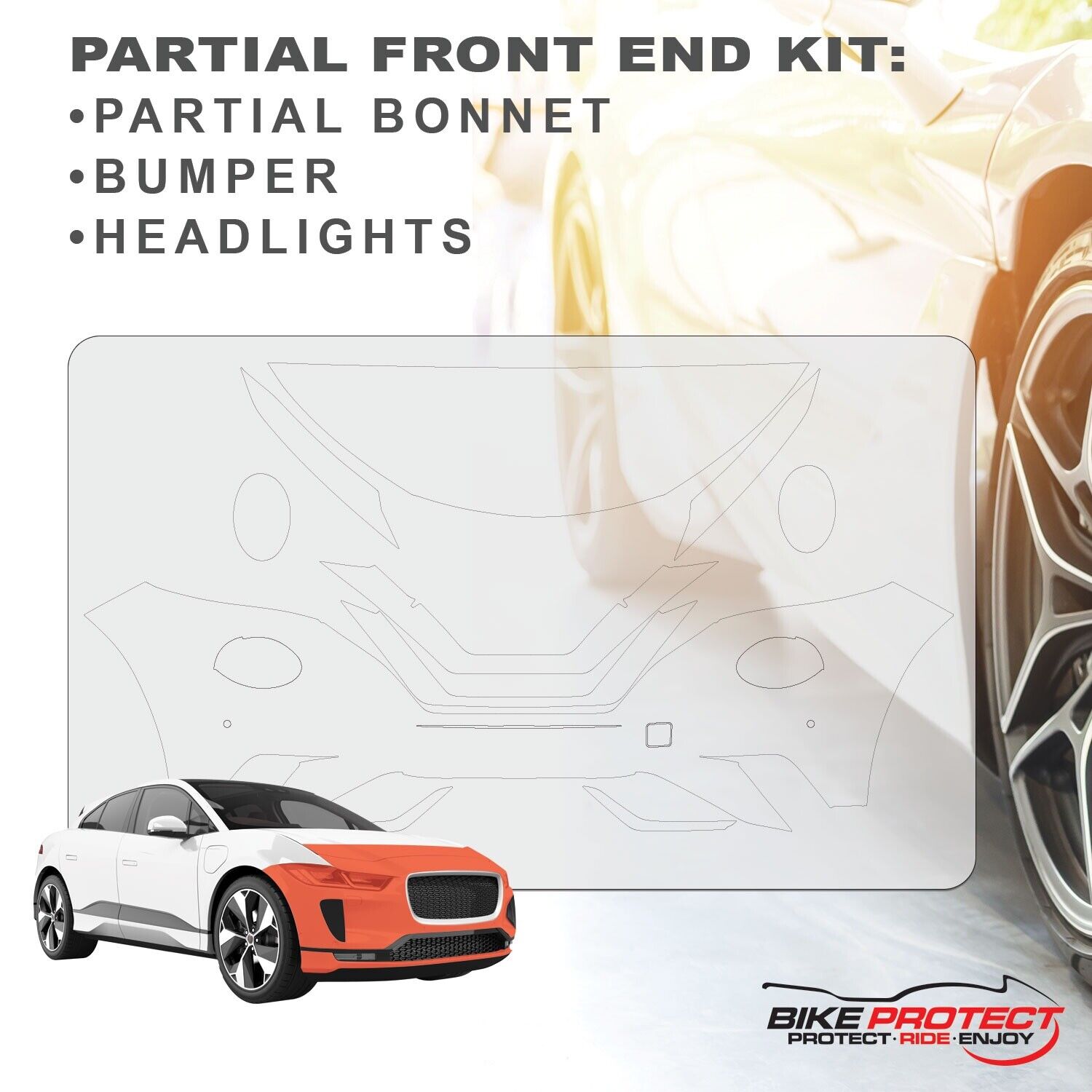 Nissan Juke (2020 - 2025) PPF Paint Protection Film Partial Front End Kit