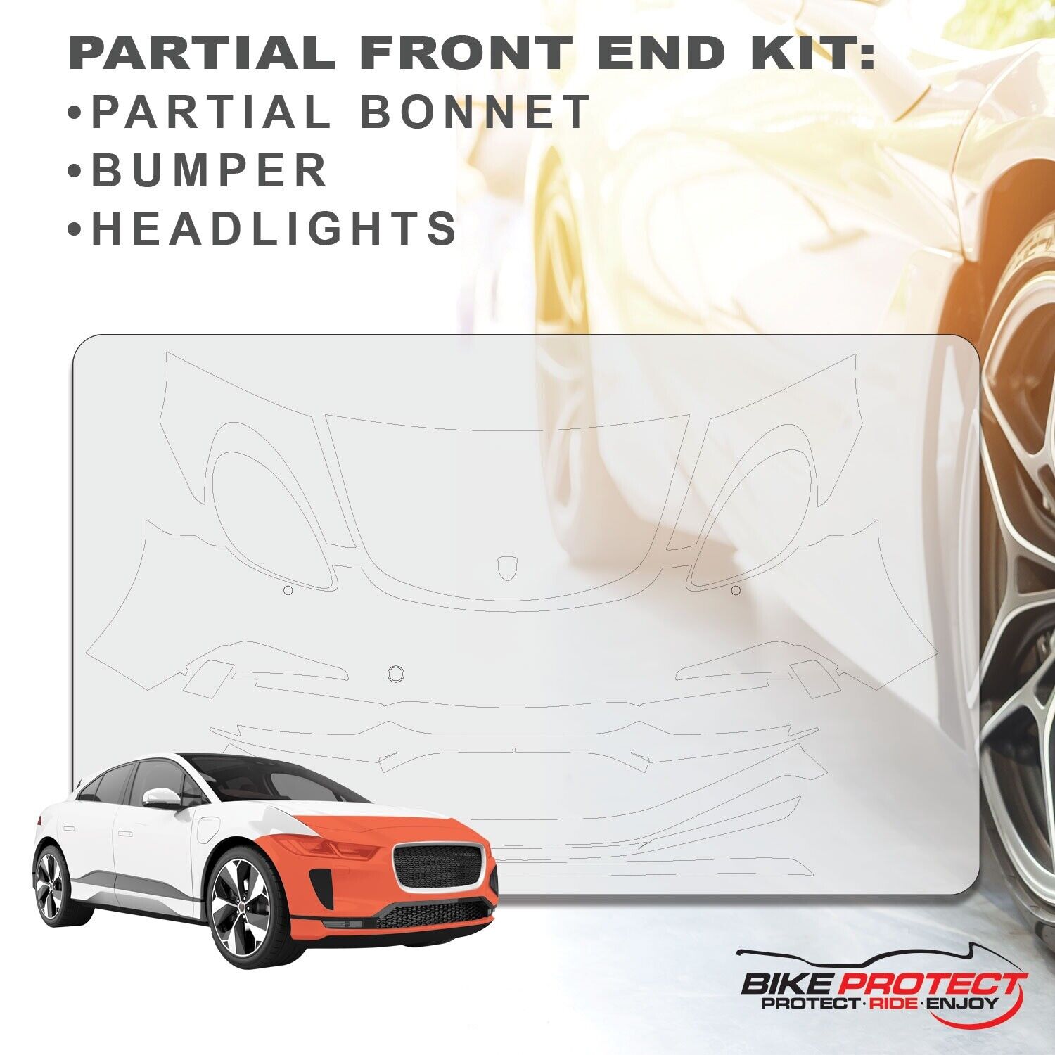 Porsche 718 Boxster (2018 - 2025) PPF Paint Protection Film Partial Front End Kit