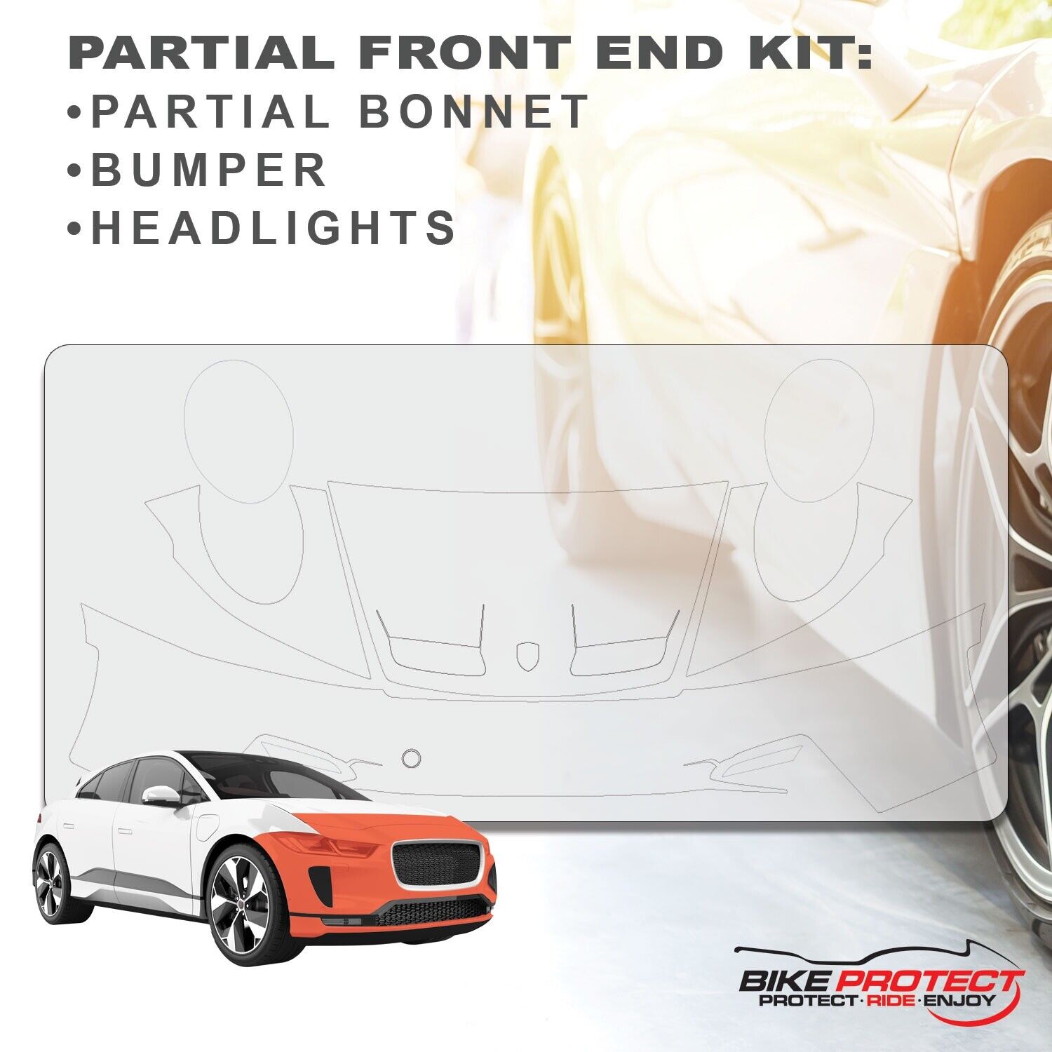 Porsche 911 GT3 992 (2021 - 2025) PPF Paint Protection Film Partial Front End Kit