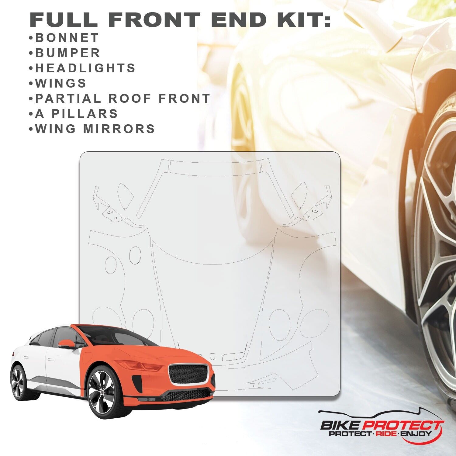 Porsche 911 GT3 RS 992 (2021 - 2025) PPF Paint Protection Film Full Front End Kit